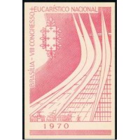 BP0154-BILHETE POSTAL 8º CONGRESSO EUCARÍSTICO NACIONAL - 1970 BP0154-BILHETE POSTAL 8º CONGRESSO EUCARÍSTICO NACIONAL - 1970