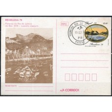 BP0162.01-BILHETE POSTAL EXPOSIÇÃO FILATÉLICA BRASILIANA 79 - PINTURAS DO RIO DE JANEIRO DO SÉCULO XVIII - CPD PARANÁ