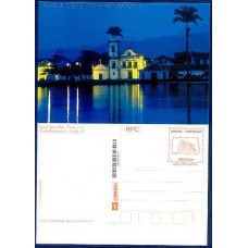 BP0239-BILHETE POSTAL IGREJA SANTA RITA - PARATY - 2002