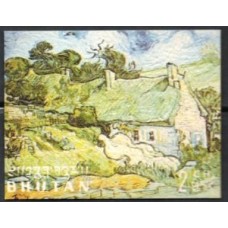 BUT0174MA-SELO PINTURAS, 2CH - BUTÃO - 1968 - MINT - IMPRESSÃO SOBRE CARTÃO IMITANDO PINTURA