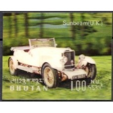 BUT0308M-SELO VEÍCULOS CLÁSSICOS, 1N - BUTÃO - 1971 - MINT - 3D