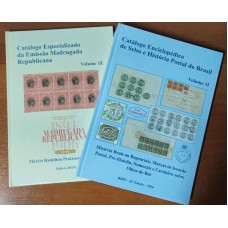 CAB005A-COMBO PROMOCIONAL CATÁLOGOS RHM DE SELOS DO BRASIL: VOLUMES 1E E 1I