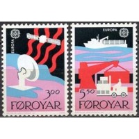 FAR0160N-SÉRIE EUROPA - TRANSPORTES E COMUNICAÇÕES - FAROÉ - 1988 - N