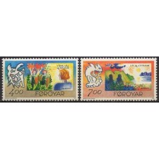 FAR0272N-SÉRIE EUROPA - PAZ E LIBERDADE - FAROÉ - 1995 - N