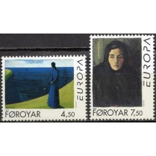 FAR0294N-SÉRIE EUROPA - MULHERES CÉLEBRES - FAROÉ - 1996 - N