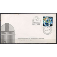 FD0134.04-FDC SESQUICENTENÁRIO DO OBSERVATÓRIO NACIONAL - 1977 - CPD PERNAMBUCO E CBC RECIFE