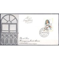 FD0136.01-FDC DIA DO LIVRO - JOSÉ DE ALENCAR - 1977 - CPD E CBC SÃO PAULO FD0136.01-FDC DIA DO LIVRO - JOSÉ DE ALENCAR - 1977 - CPD E CBC SÃO PAULO