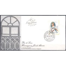 FD0136.01-FDC DIA DO LIVRO - JOSÉ DE ALENCAR - 1977 - CPD E CBC SÃO PAULO