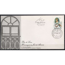 FD0136.02-FDC DIA DO LIVRO - JOSÉ DE ALENCAR - 1977 - CPD E CBC RIO DE JANEIRO