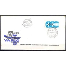 FD0142.01-FDC 50 ANOS DA VARIG - 1977 - CPD E CBC SÃO PAULO