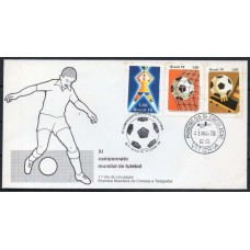 FD0146.08-FDC XI CAMPEONATO MUNDIAL DE FUTEBOL ARGENTINA - 1978 - CBC E CPD VITÓRIA