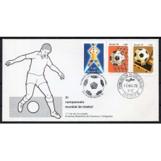 FD0146.09-FDC XI CAMPEONATO MUNDIAL DE FUTEBOL ARGENTINA - 1978 - CBC E CPD RECIFE