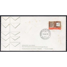 FD0147.09-FDC ESCOLA SUPERIOR DE ADMINISTRAÇÃO POSTAL - 1978 - CPD MINAS GERAIS - COM FERRUGEM