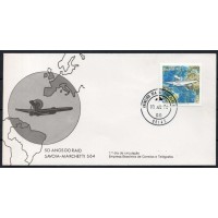 FD0154.01-FDC 50 ANOS DO RAID SAVOIA-MARCHETTI S 64 - 1978 - CPD GOIÁS