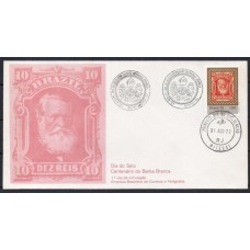 FD0156.02-FDC DIA DO SELO - CENTENÁRIO DO BARBA BRANCA - 1978 - CPD NITERÓI E CBCS NITERÓI E RIO DE JANEIRO