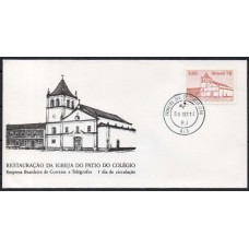 FD0160.11-FDC RESTAURAÇÃO DA IGREJA DO PÁTIO DO COLÉGIO - 1978 - CPD RIO DE JANEIRO