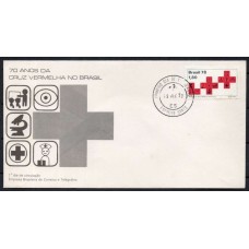 FD0169.01-FDC 70 ANOS DA CRUZ VERMELHA BRASILEIRA - 1978 - CPD ESPÍRITO SANTO