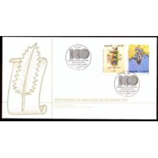 FD0444.05-FDC CENTENÁRIO DA ABOLIÇÃO ESCRAVATURA - 1988 - CBC RIO DE JANEIRO