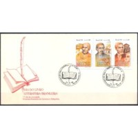 FD0482.02-FDC DIA DO LIVRO - LITERATURA BRASILEIRA - 1989 - CBC RIO DE JANEIRO FD0482.02-FDC DIA DO LIVRO - LITERATURA BRASILEIRA - 1989 - CBC RIO DE JANEIRO