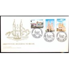 FD0491.01-FDC ARQUITETURA RELIGIOSA NO BRASIL - 1990 - CBCS OEIRAS, SANTA CRUZ DO SUL E OURO PRETO