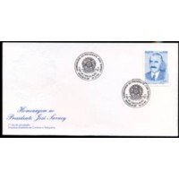 FD0496.01-FDC HOMENAGEM AO PRESIDENTE JOSÉ SARNEY - 1990 - CBC BRASÍLIA