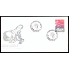 FD0527.01-FDC VISITA DO PRESIDENTE COLLOR À ANTARTICA - 1991 - CBC RIO DE JANEIRO