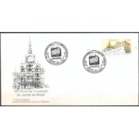 FD0531.01-FDC 100 ANOS DE FUNDAÇÃO DO JORNAL DO BRASIL - 1991 - CBC RIO DE JANEIRO FD0531.01-FDC 100 ANOS DE FUNDAÇÃO DO JORNAL DO BRASIL - 1991 - CBC RIO DE JANEIRO
