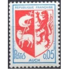 FRA1468NAA-SELO BRASÕES DAS CIDADES V, 5C DO ROLO - FRANÇA - 1966 - N