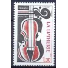 FRA2072N-SELO PROFISSÕES DA ARTE - LUTERIA - FRANÇA - 1979 - N