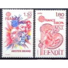 FRA2085N-SÉRIE EUROPA - PERSONAGENS CÉLEBRES - FRANÇA - 1980 - N