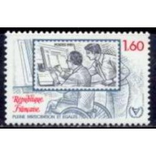 FRA2173N-SELO ANO INTERNACIONAL DAS PESSOAS DEFICIENTES - FRANÇA - 1981 - N