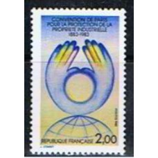 FRA2272M-SELO CONVENÇÃO DE PARIS PELA PROTEÇÃO DA PROPRIEDADE INDUSTRIAL - FRANÇA - 1983 - MINT