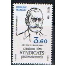 FRA2305N-SELO CENTENÁRIO DOS SINDICATOS PROFISSIONAIS - FRANÇA - 1984 - N