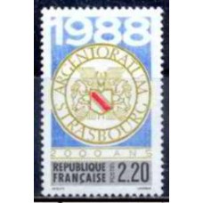 FRA2552N-SELO BIMILÊNIO DE ESTRASBURGO - FRANÇA - 1988 - N
