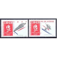 FRA2674N-SÉRIE OLIMPÍADAS DE INVERNO DE ALBERVILLE III - FRANÇA - 1990 - N