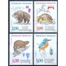 FRA2721N-SÉRIE NATUREZA DA FRANÇA VIII - ESPÉCIES PROTEGIDAS - FRANÇA - 1991 - N