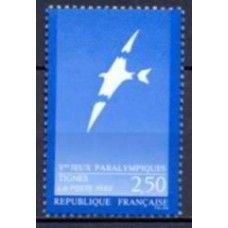 FRA2734N-SELO 5º JOGOS PARALÍMPICOS - FRANÇA - 1991 - N