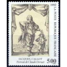 FRA2761N-SELO SÉRIE ARTÍSTICA - CLAUDE DERUET - FRANÇA - 1992 - N