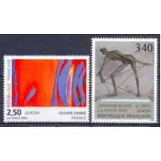 FRA2797N-SÉRIE EUROPA - ARTE CONTEMPORÂNEA - FRANÇA - 1993 - N