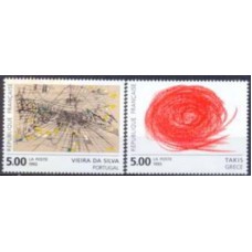 FRA2834N-SÉRIE EUROPEIA DE ARTE CONTEMPORÂNEA - FRANÇA - 1993 - N