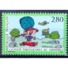 FRA2877N-SELO EXPOSIÇÃO FILATÉLICA PHILEXJEUNES 94 - FRANÇA - 1994 - N