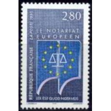 FRA2924N-SELO NOTARIADO EUROPEU - FRANÇA - 1995 - N