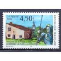 FRA3002M-SELO CASA DE JOANA DARC - FRANÇA - 1996 - MINT