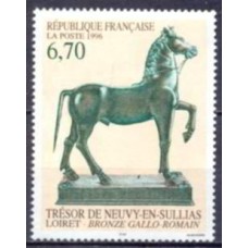 FRA3014N-SELO SÉRIE ARTÍSTICA - BRONZE GALO-ROMANO - FRANÇA - 1996 - N