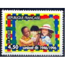 FRA3033M-SELO CINQUENTENÁRIO DO UNICEF - FRANÇA - 1996 - MINT