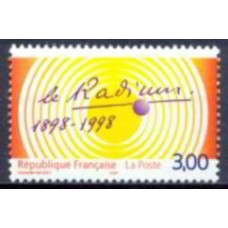 FRA3210M-SELO CENTENÁRIO DA DESCOBERTA DO RADIUM - FRANÇA - 1998 - MINT