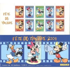 FRA3641MC-CADERNETA FESTA DO SELO - FRANÇA - 2004 - MINT