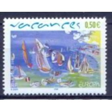 FRA3668M-SELO SÉRIE EUROPA - AS FÉRIAS - FRANÇA - 2004 - MINT