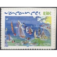 FRA3672M-SELO SÉRIE EUROPA - FÉRIAS, DA CADERNETA - FRANÇA - 2004 - MINT