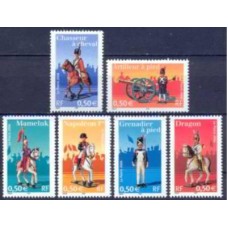 FRA3679M-SÉRIE NAPOLEÃO 1º E A GUARDA IMPERIAL - FRANÇA - 2004 - MINT